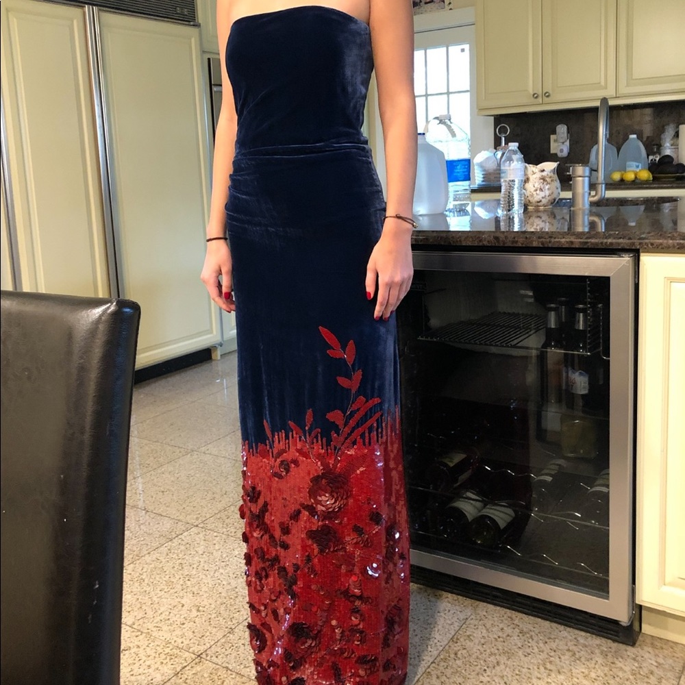 Sachin & Babi velvet gown
